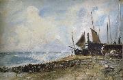John Constable Brighton Beach oil painting on canvas